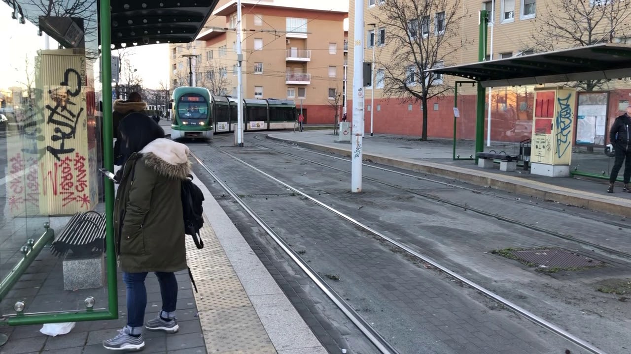 Tram 7 viaggio nel tratto sotterraneo da Greco a Largo Mattei
