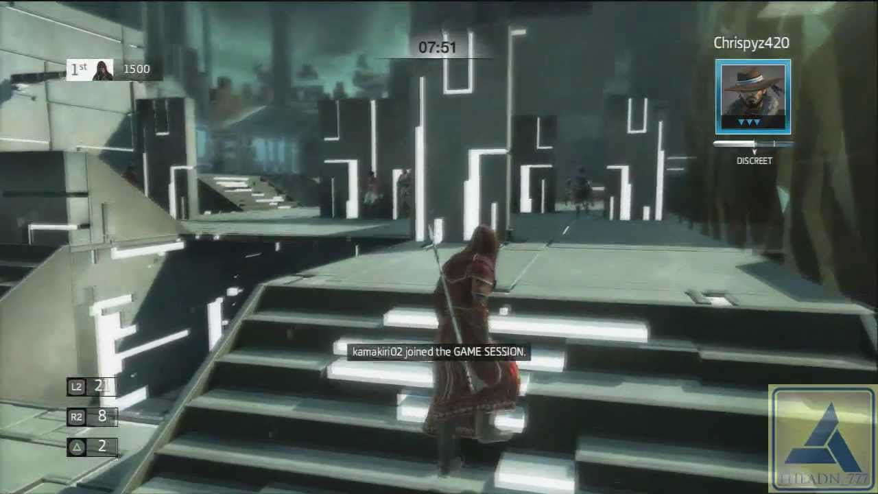 Assassin's Creed 3 Multiplayer Gameplay(PS3)-Deathmatch with [SBC] Clan-Took The Lead At Last 14Sec