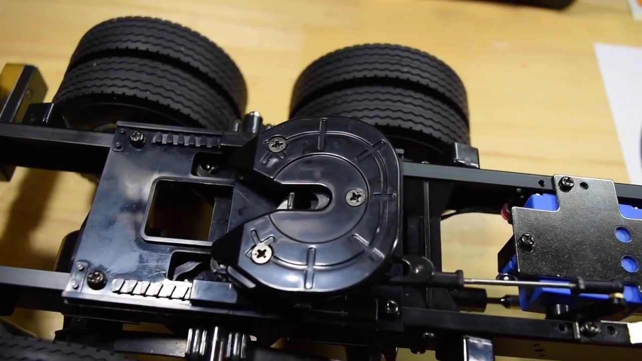 Tamiya Grand Hauler Support Legs Kit - Power Coupler Install!