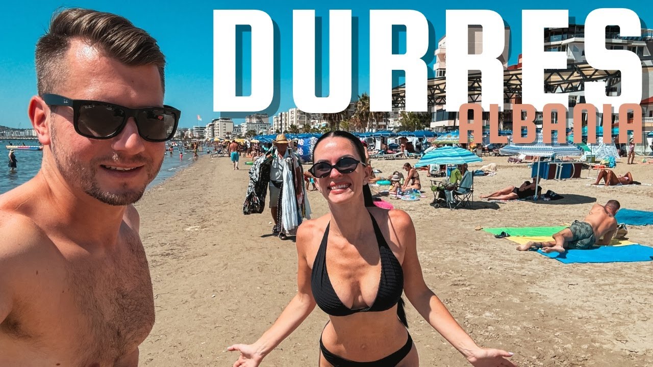 Durres Albanija: Atraskite Saulėtą Durres Paplūdimį ir Promenadą! | Albanija Kelionės Vlogas