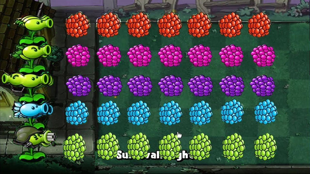 Gargantuar Zombies PvZ vs Snow Pea, Repeater Fire, Gatling Pea | Plants vs Zombies