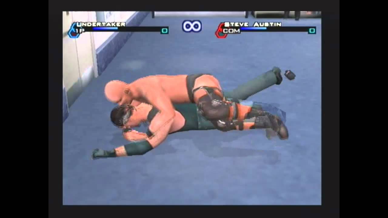 WWF Smackdown Just Bring It Gameplay  - Undertaker vs Steve Austin  - I Quit Match