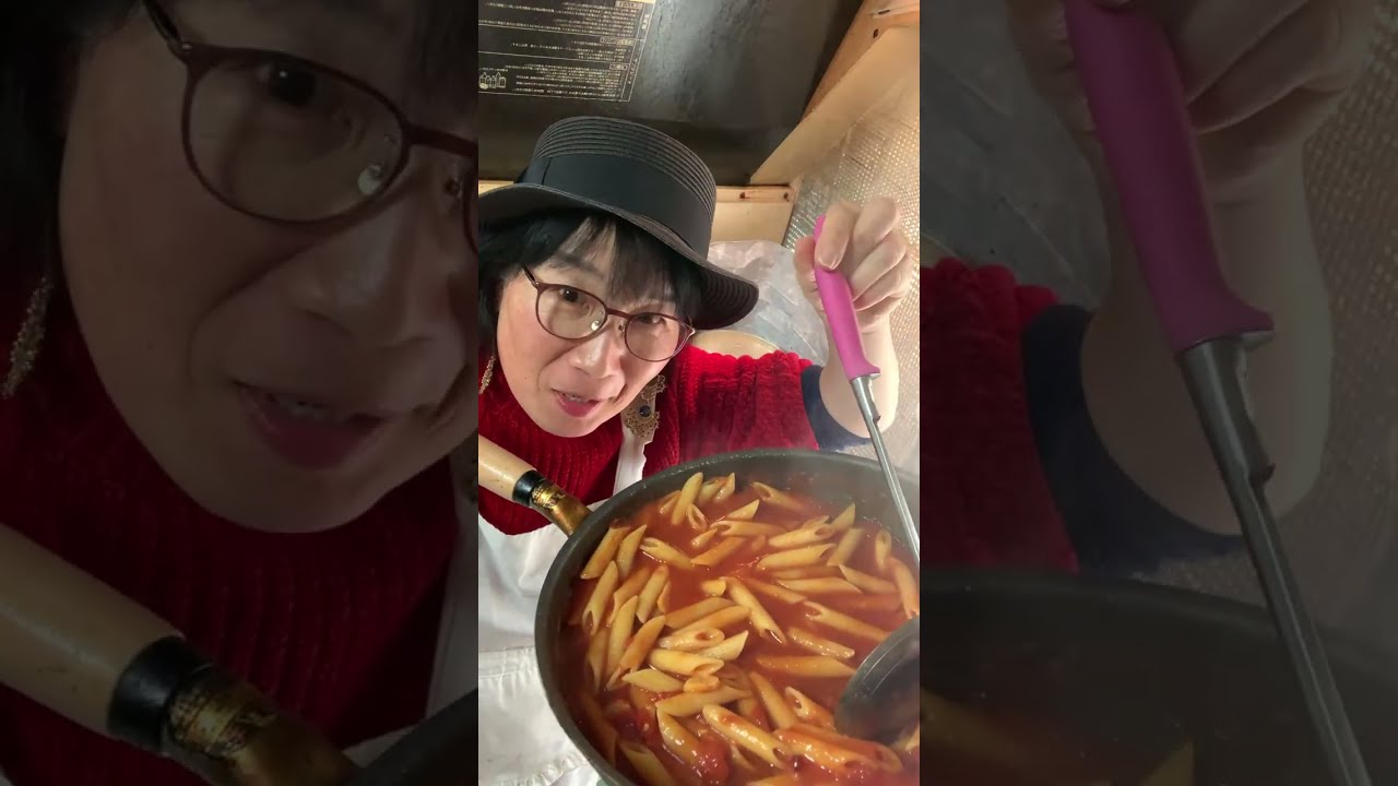 ペンネ　アラビアータつくります