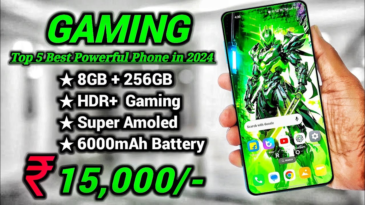 8GB + 256GB | Top 5 Best Gaming Phones Under 15000 in 2024 | Best Gaming Smartphone Under 15k