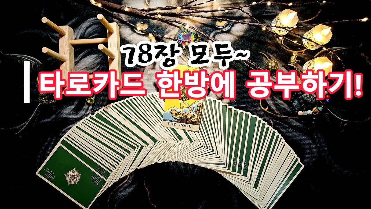 타로카드 한방에 공부하기 #타로독학 #타로카드배우기 #타로기본