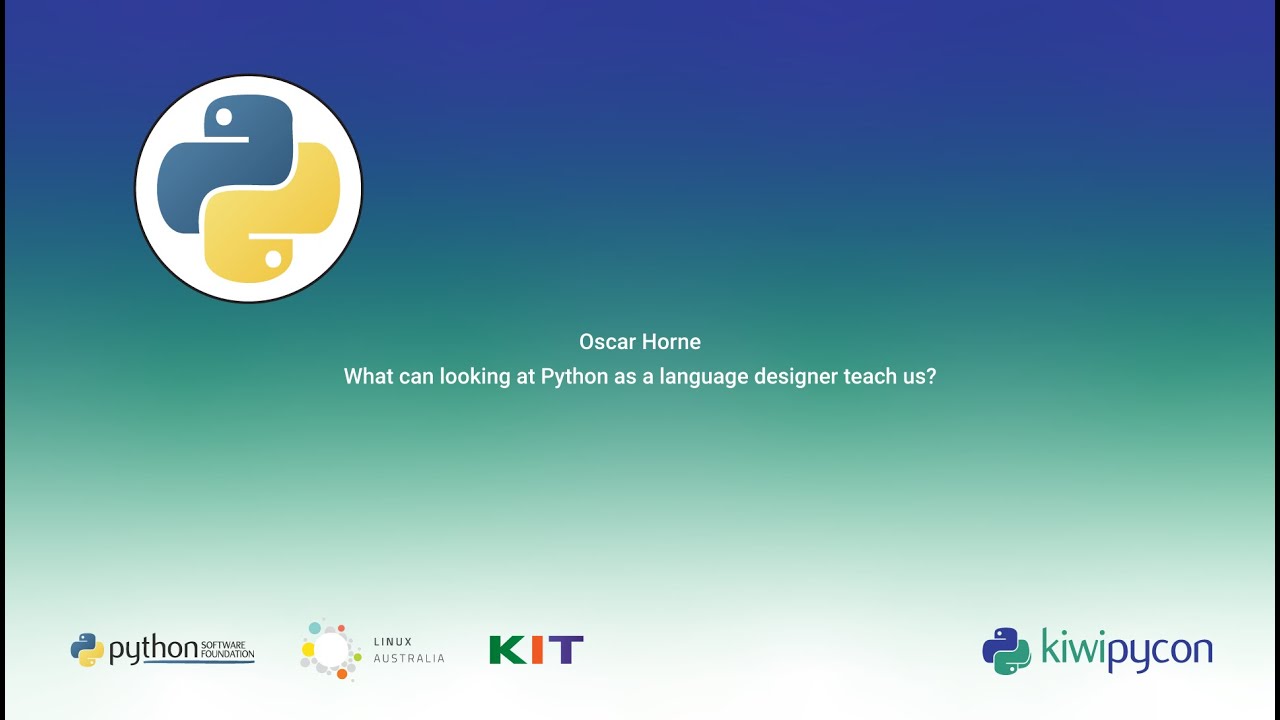 Чему может научить нас изучение Python как разработчика языка? Оскар Хорн
