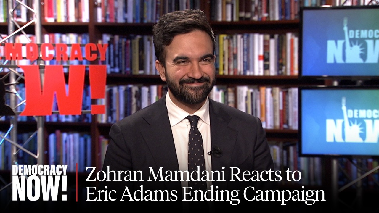 Exclusive: Zohran Mamdani on Eric Adams Dropping Out of NYC Mayoral Race