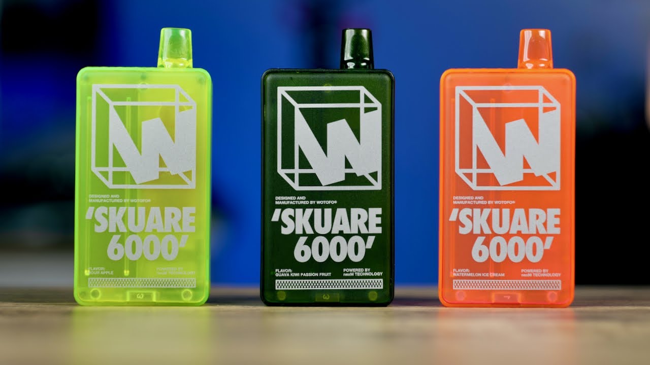 SKUARE 6000 by Wotofo - Replaceable 18650's!