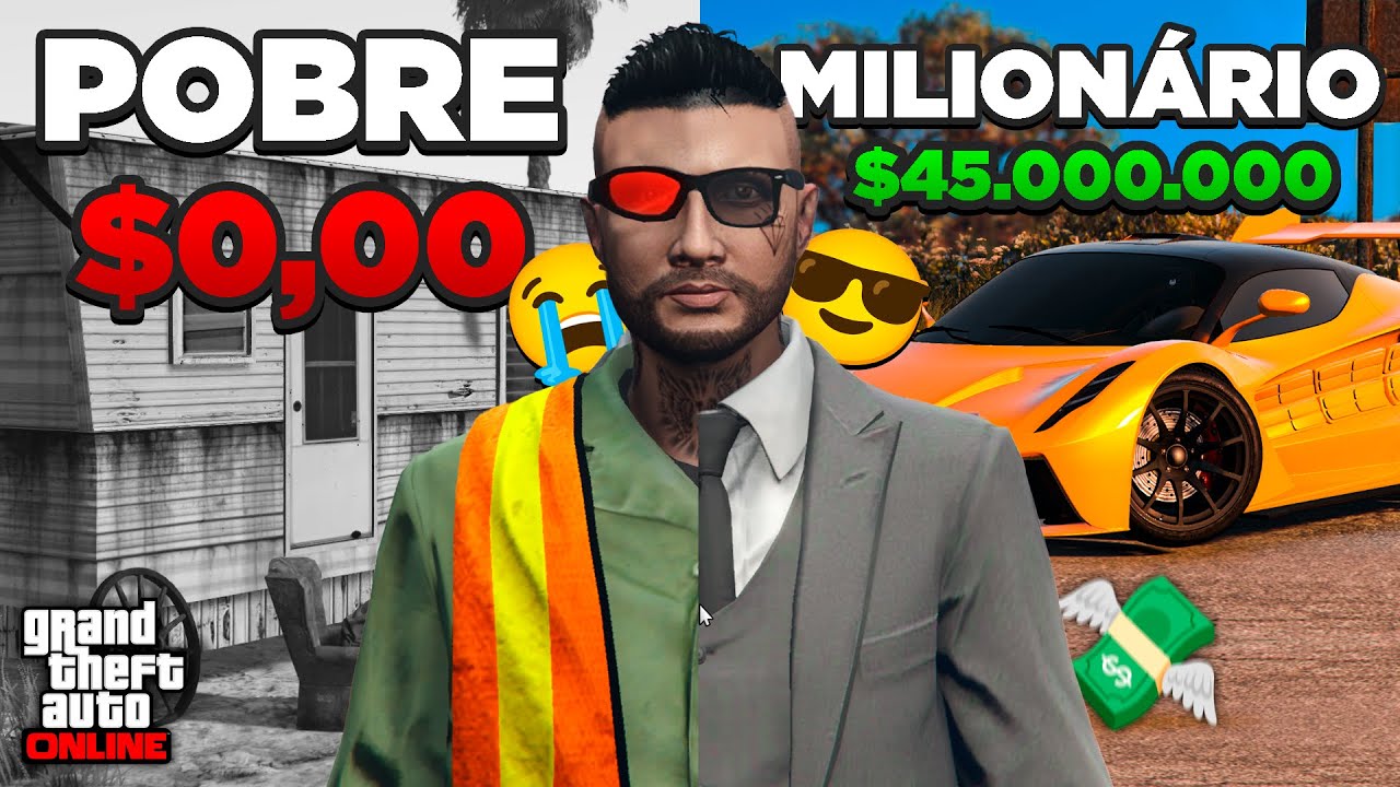 6 FORMAS de GANHAR DINHEIRO SENDO INICIANTE SOLO no GTA 5 ONLINE!