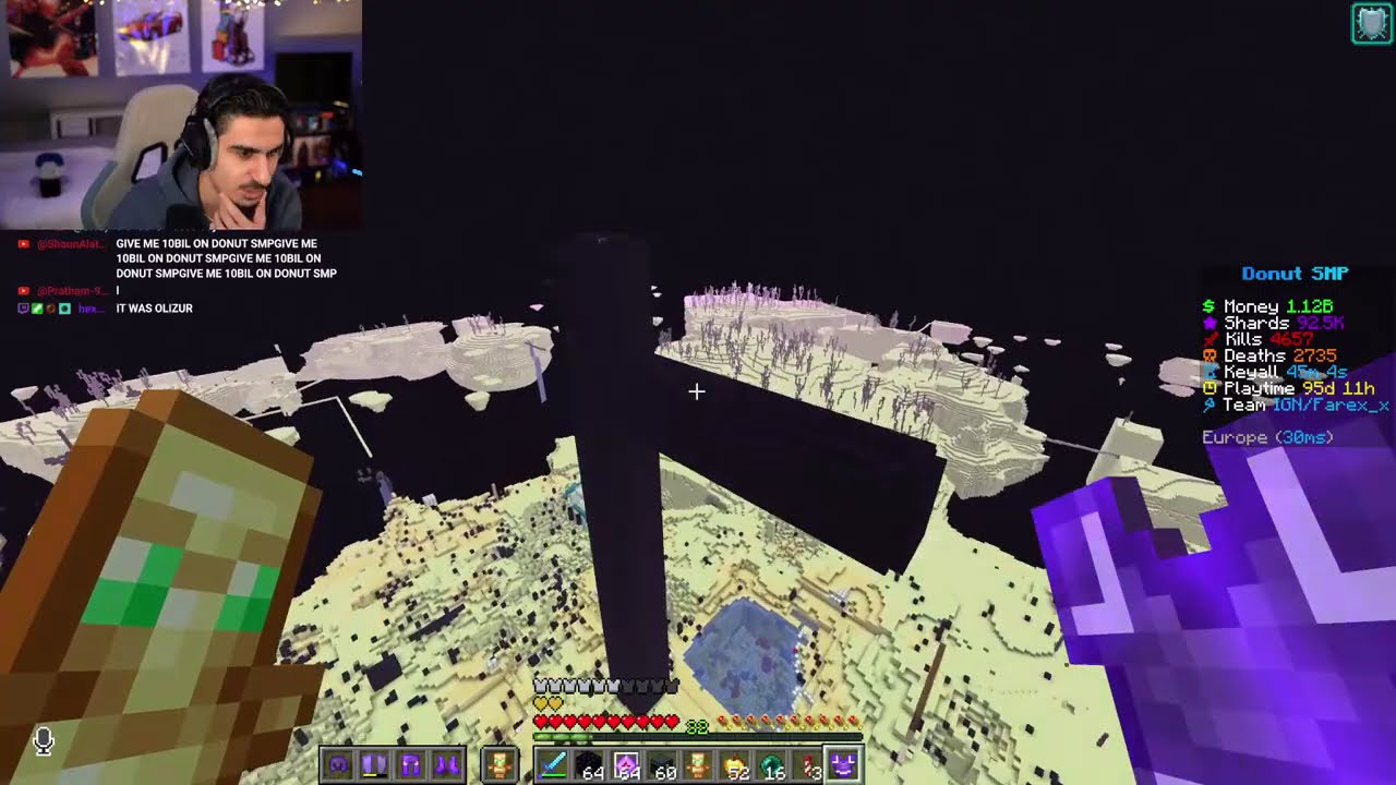 LIVE | ALMOST 200.000 SUBSCRIBERS |Teleporting to Viewer's | Donut / Fyre SMP | Reactions & PVP
