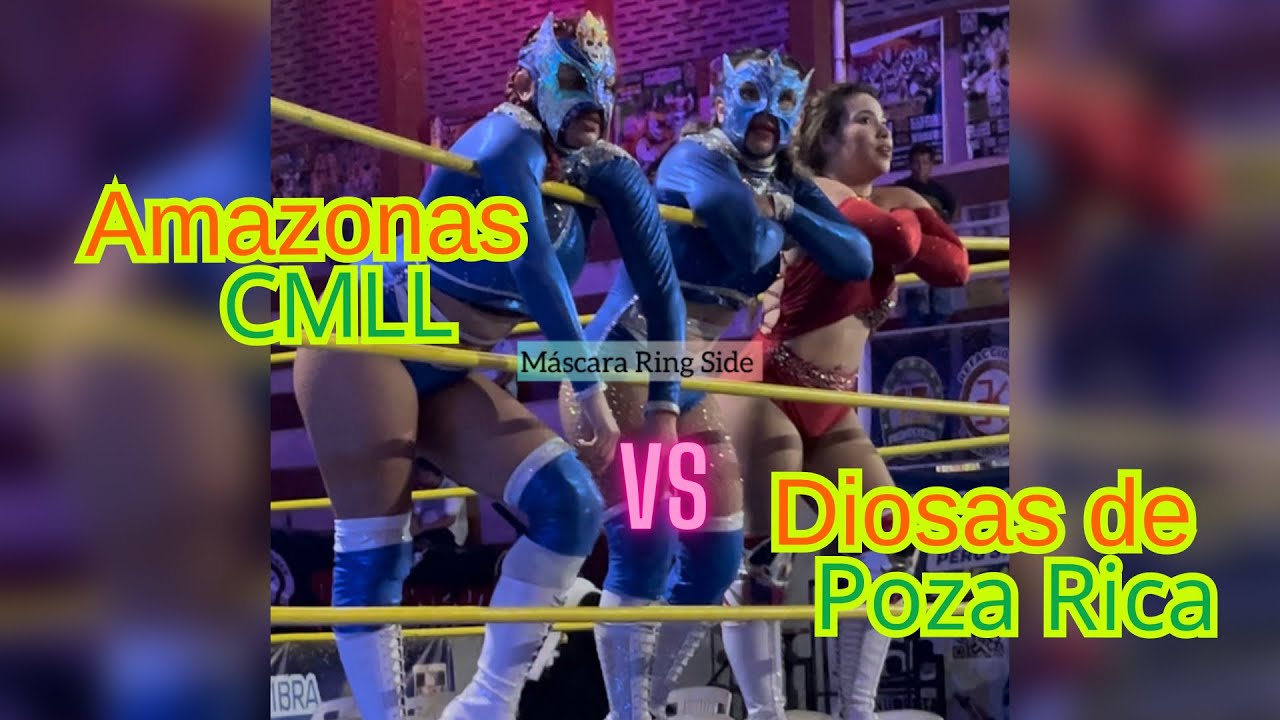 Lluvia Jarochita Tabata vs Diosa Haru Cósmica Sexy Peligro Lucha completa Monumental Arena Poza Rica