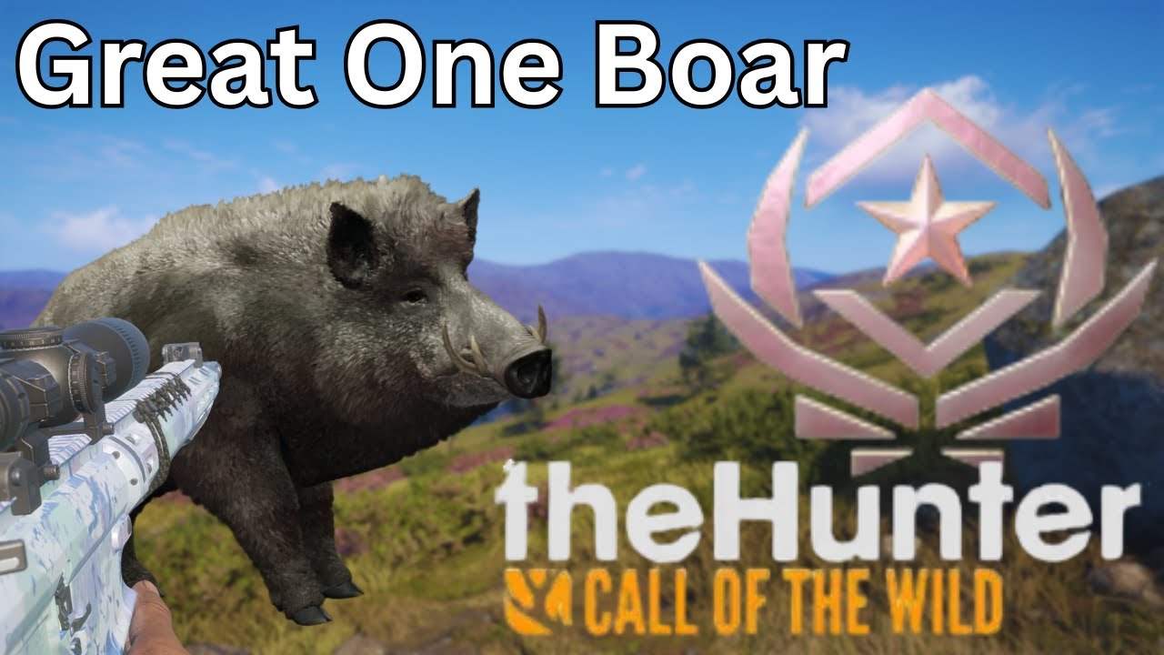 my first great one boar and the start of the 5 great one challenge