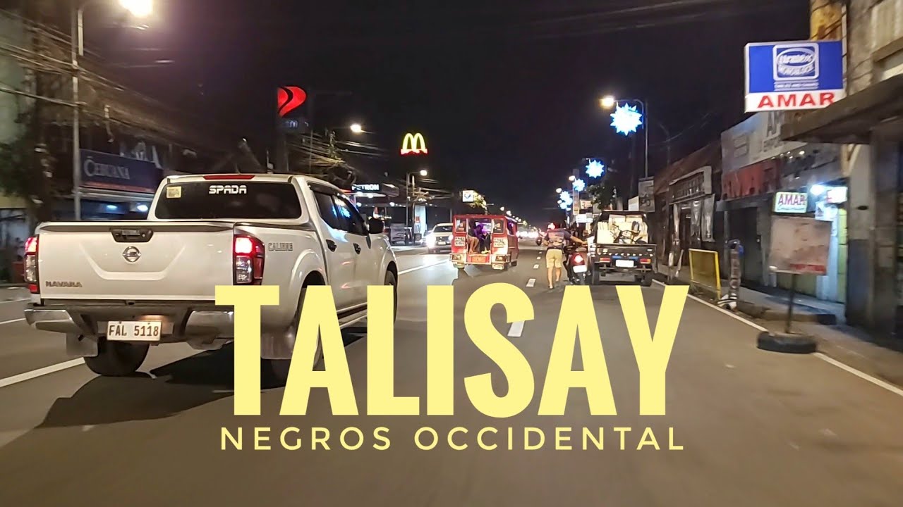 Motorcycle Ride in Talisay City at Night