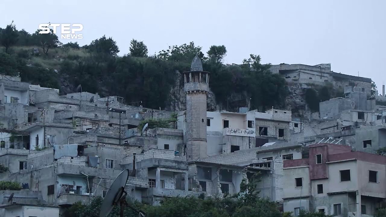 أذان المغرب من مسجد بداما الكبير غرب إدلب