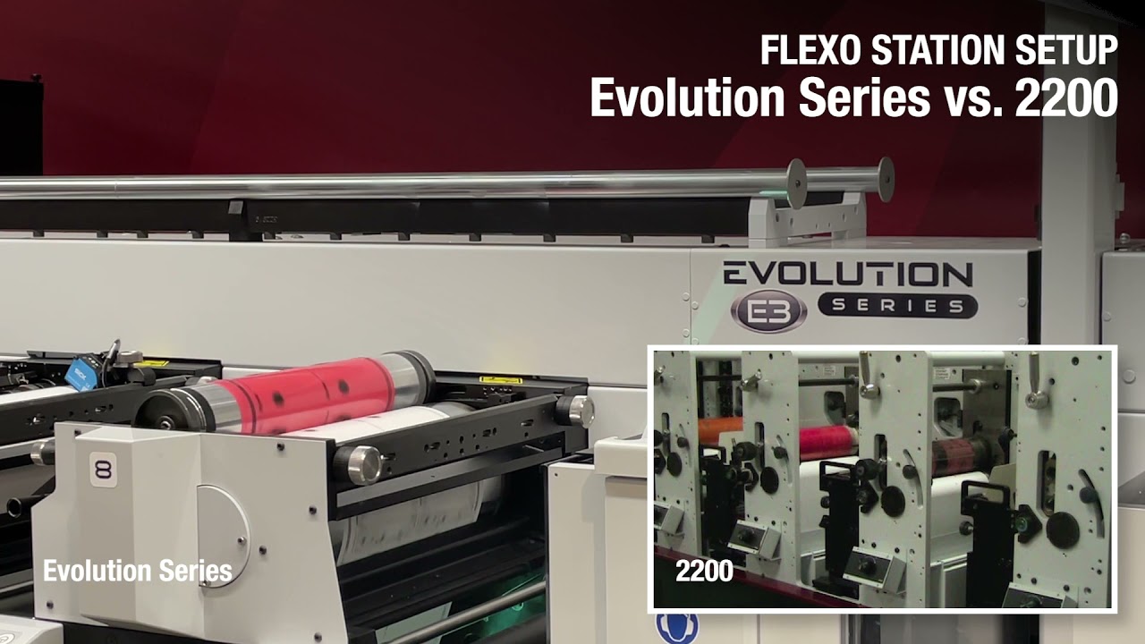 Evoluton Series Print Station Setup: Modern VS Traditional Flexo