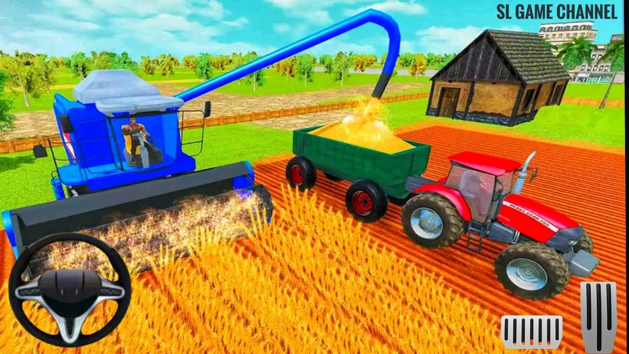 Modern Tractor Farming Simulator Offline Game Android Gameplay