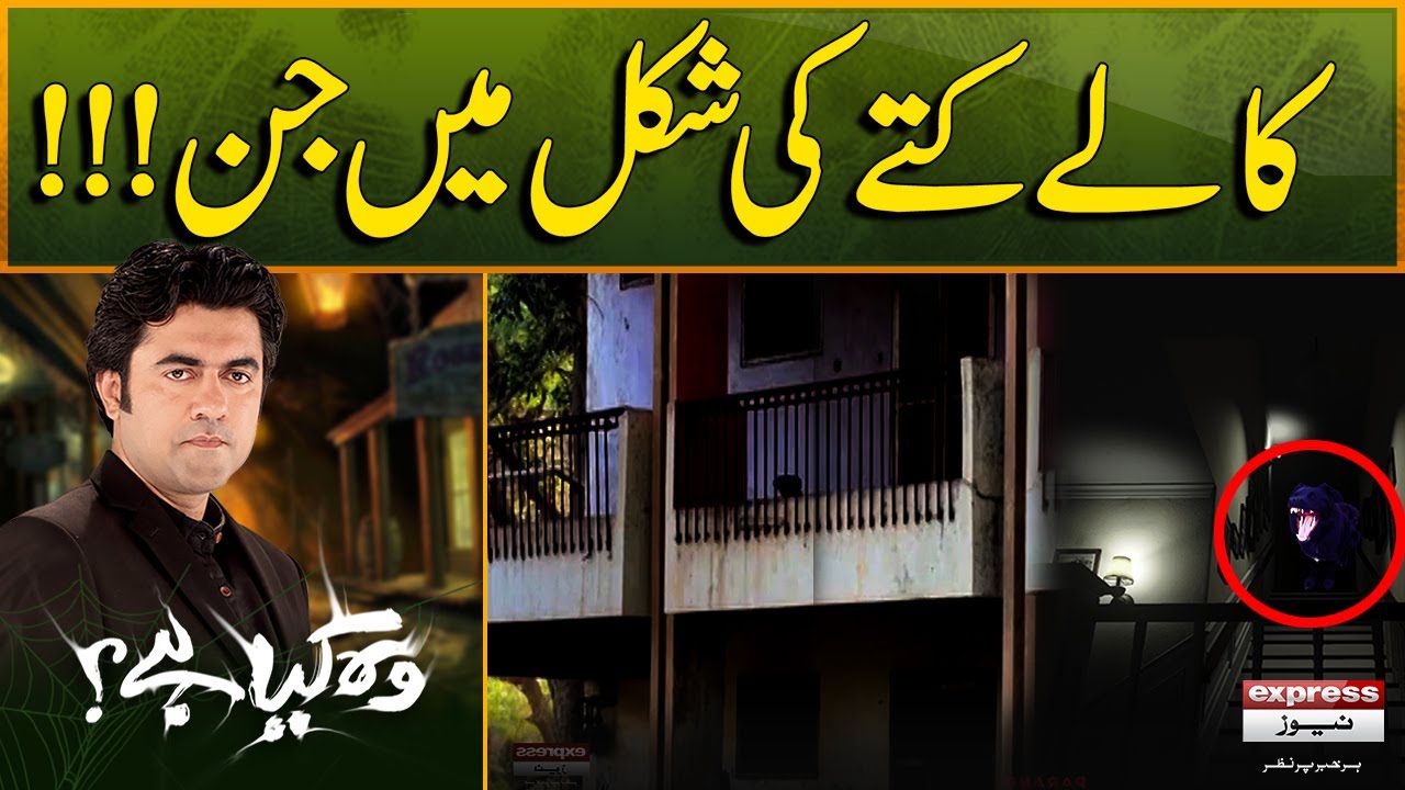 Woh Kya Hai with Sajjad Saleem | Black Dog....... Every Body Scared   | The Horror Show