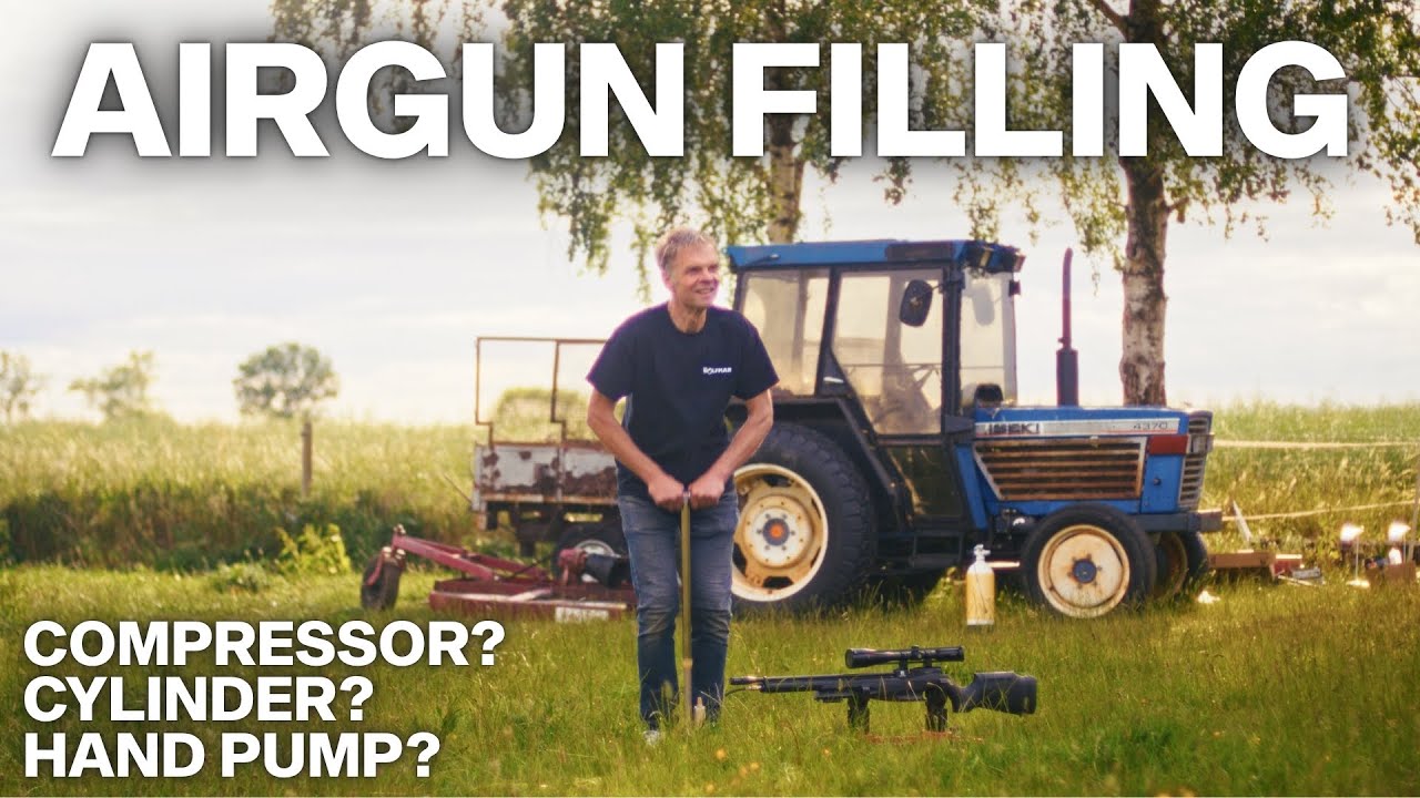 Как лучше всего заправить пневматическое ружье? Насос, цилиндр или компрессор?