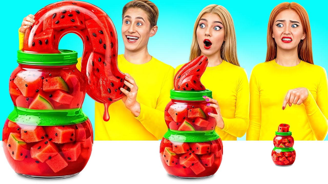 Большая, Средняя или Маленькая Тарелка Челлендж | Сумасшедшие Лайфхаки и Рецепты Trend DO Challenge