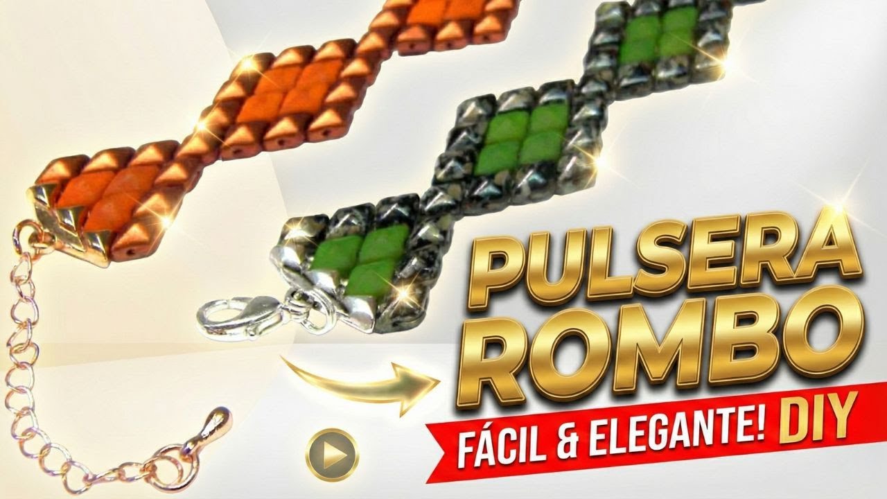 Tutorial de Pulsera de Rombos con DiamonDuo