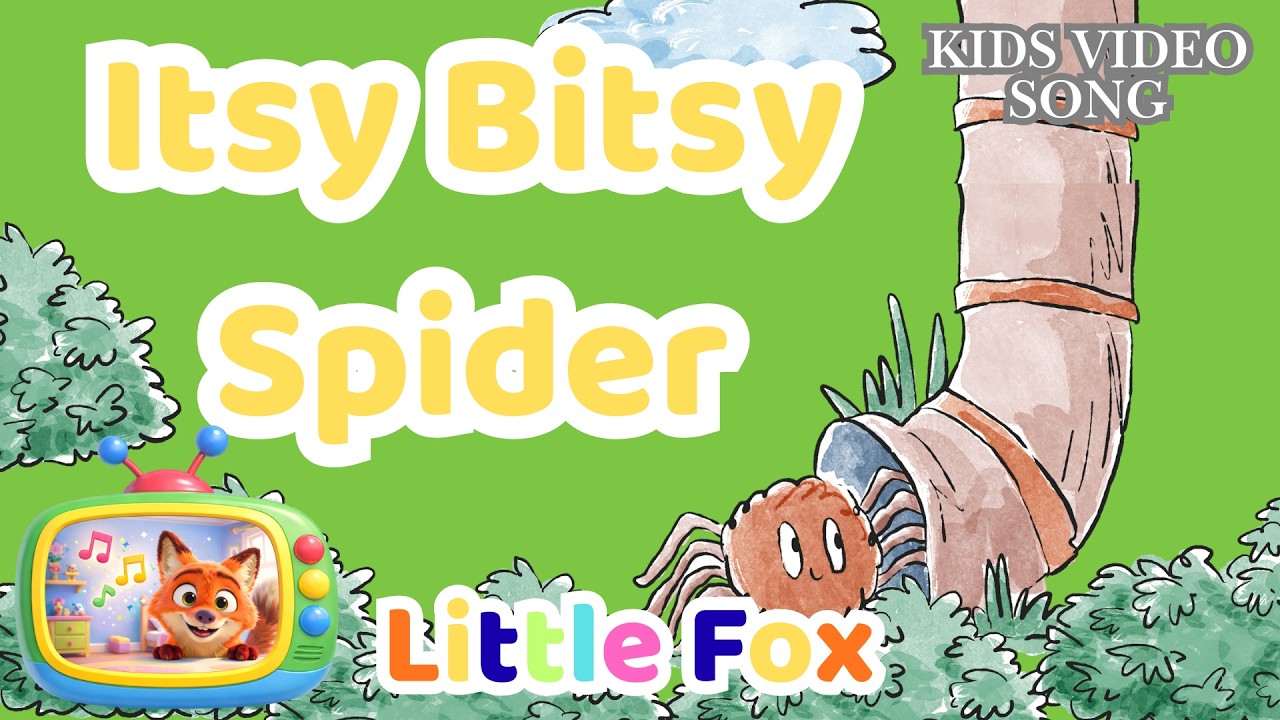 🕷️  Itsy Bitsy Spider🕷️ Song for Children | Nursery Rhymes | Kids Songs #kids #nurseryrhymes