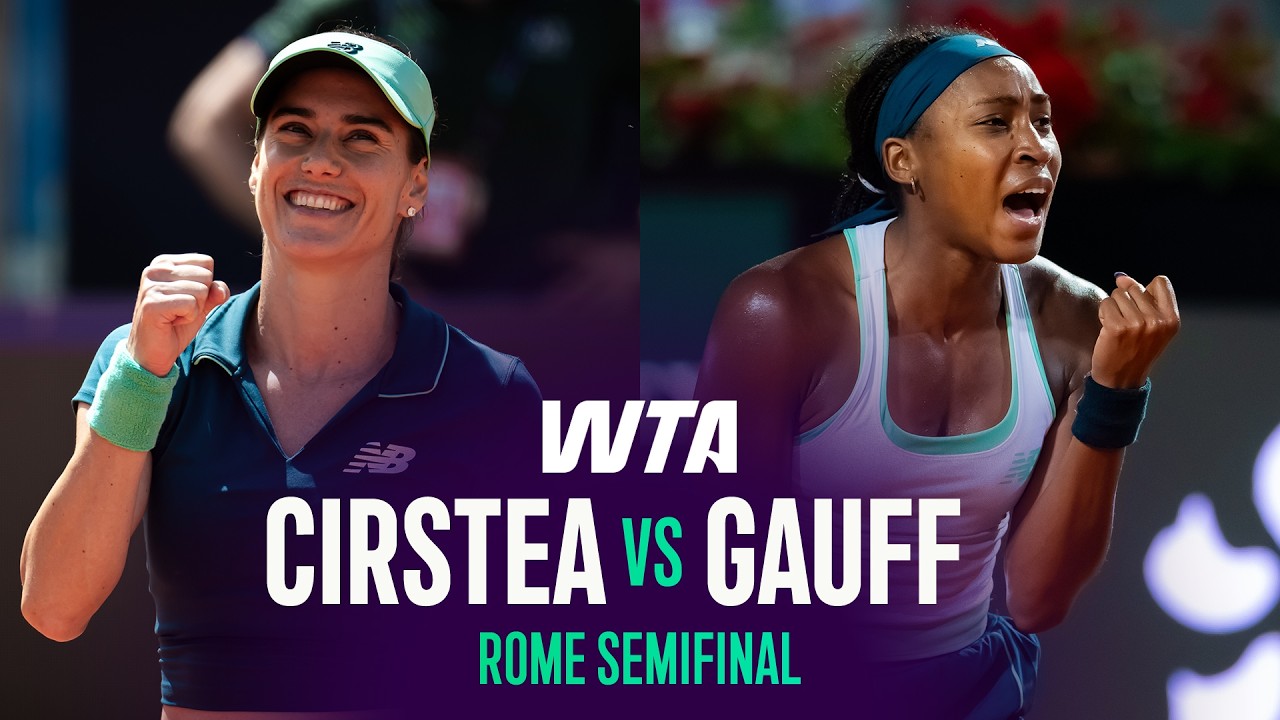 Сорана Кирстя против Коко Гауфф | Полуфинал Рима-2026 | Обзор матча WTA