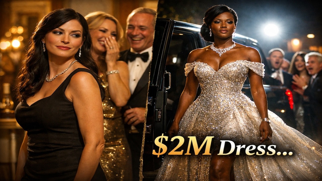 “They Laughed When the Black Maid Got a Party Invitation… Until She Arrived in a $2 Million Gown”