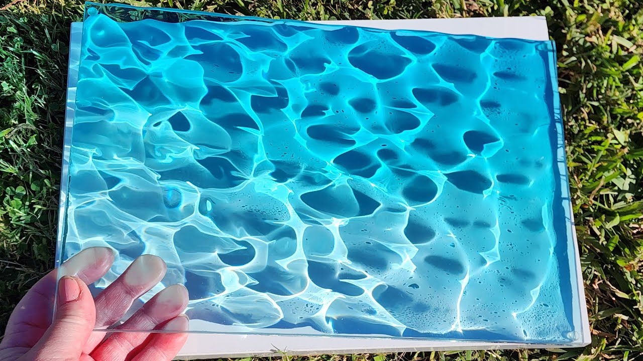 #2001 Stunning Resin Water Ripples Tray, Mold Available To Purchase