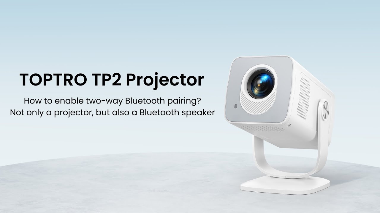 TOPTRO TP2 Projector-How do I connect using two-way Bluetooth?
