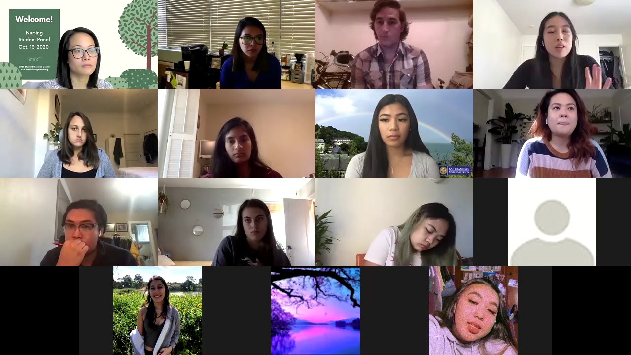 SF State Fall 2020 Nursing Student Panel