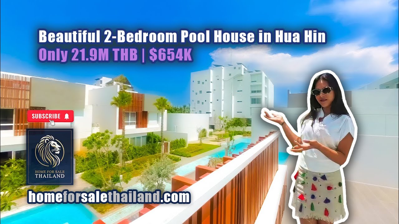 Beautiful 2-Bedroom Pool House in Hua Hin – Only 21.9M THB | $654K