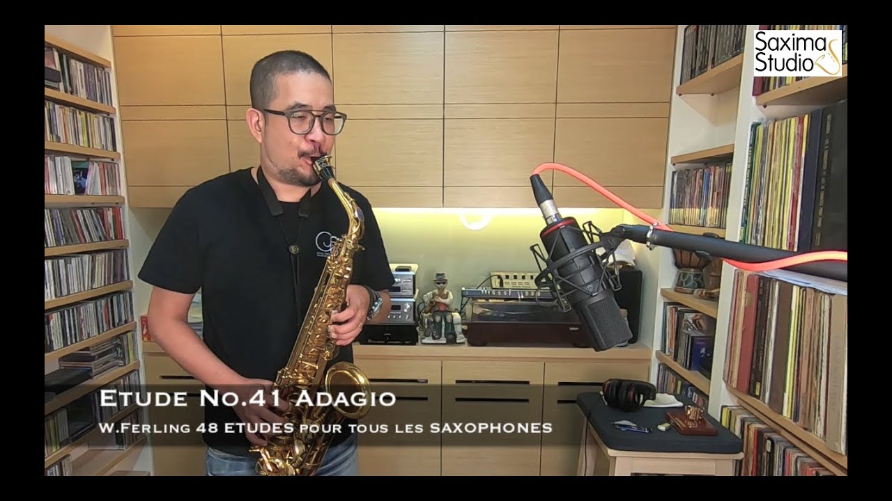 〈 Etude No.41 〉from 48 ETUDES / W.Ferling / Saxophone Classique 🎻