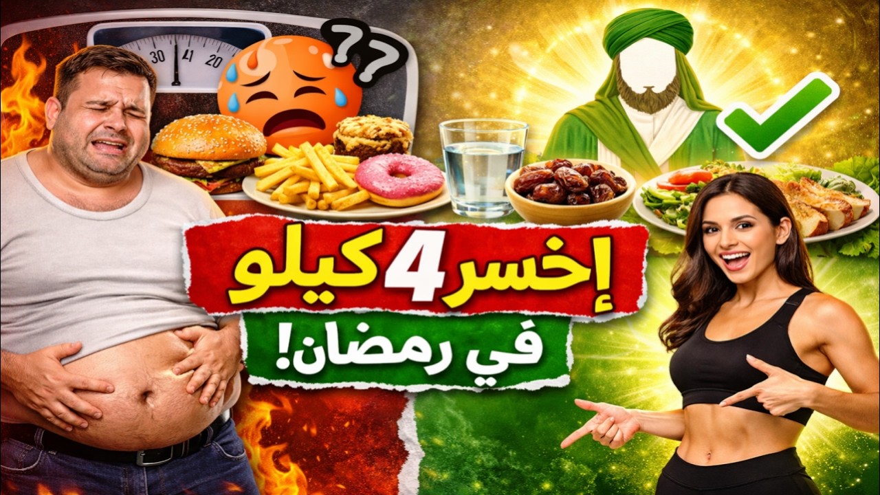 إفطار رمضان الصحي خطوة بخطوة | طاقة أعلى ووزن أقل! 2026.