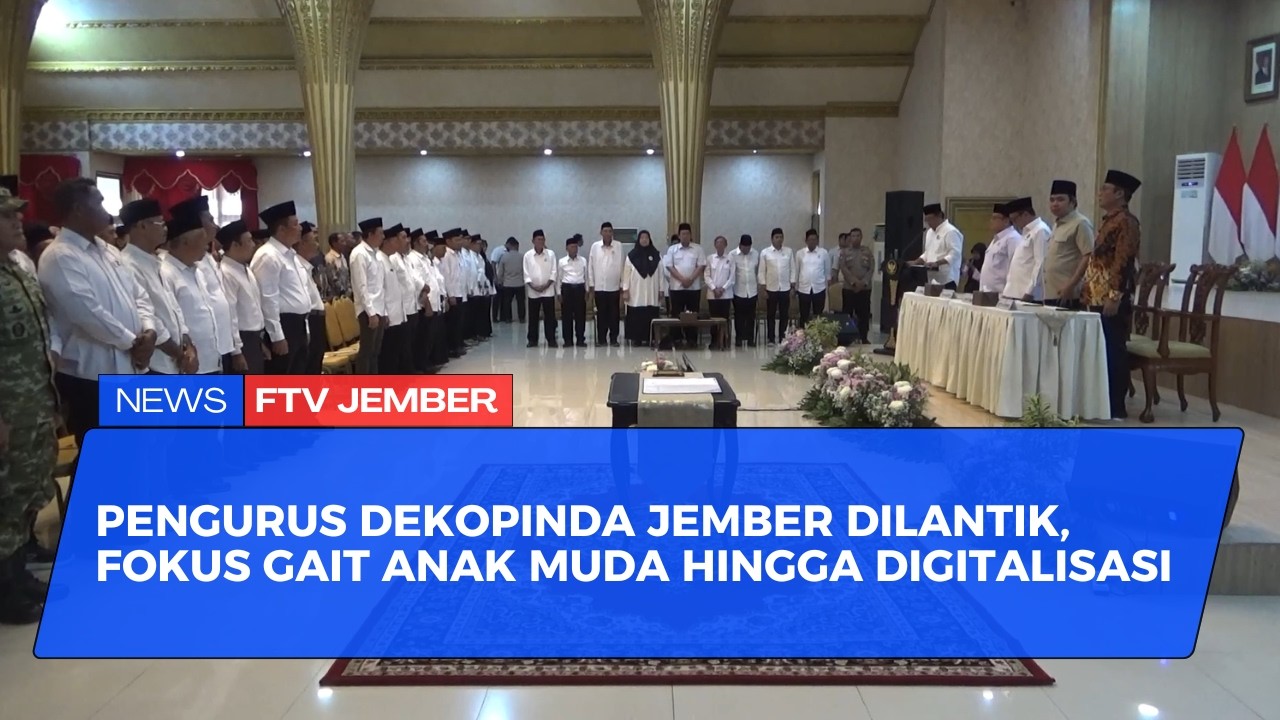 PELANTIKAN PENGURUS DEKOPINDA JEMBER 2026 2030