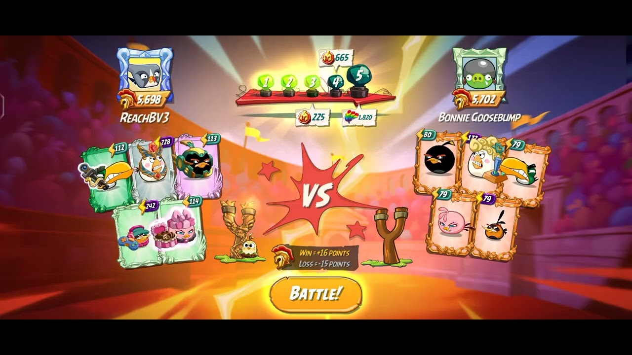  Angry Birds 2 Arena battle Today #020326 