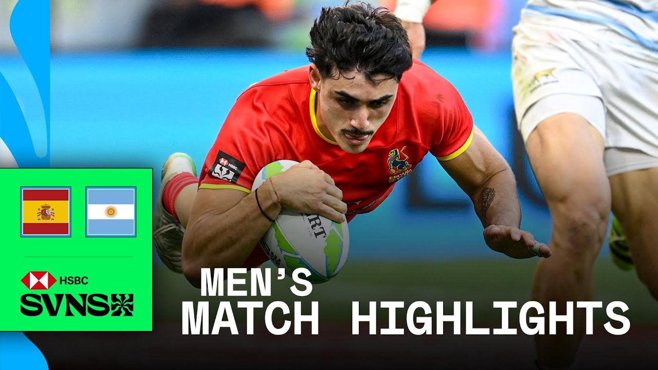 Spain EDGE OUT Los Pumas 😱 | Spain v Argentina | HSBC SVNS Cape Town 2025 | Men's Highlights