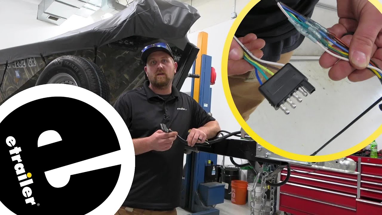 etrailer | A Closer Look at the Hopkins Wiring Harness with 5-Pole Flat Trailer Connector