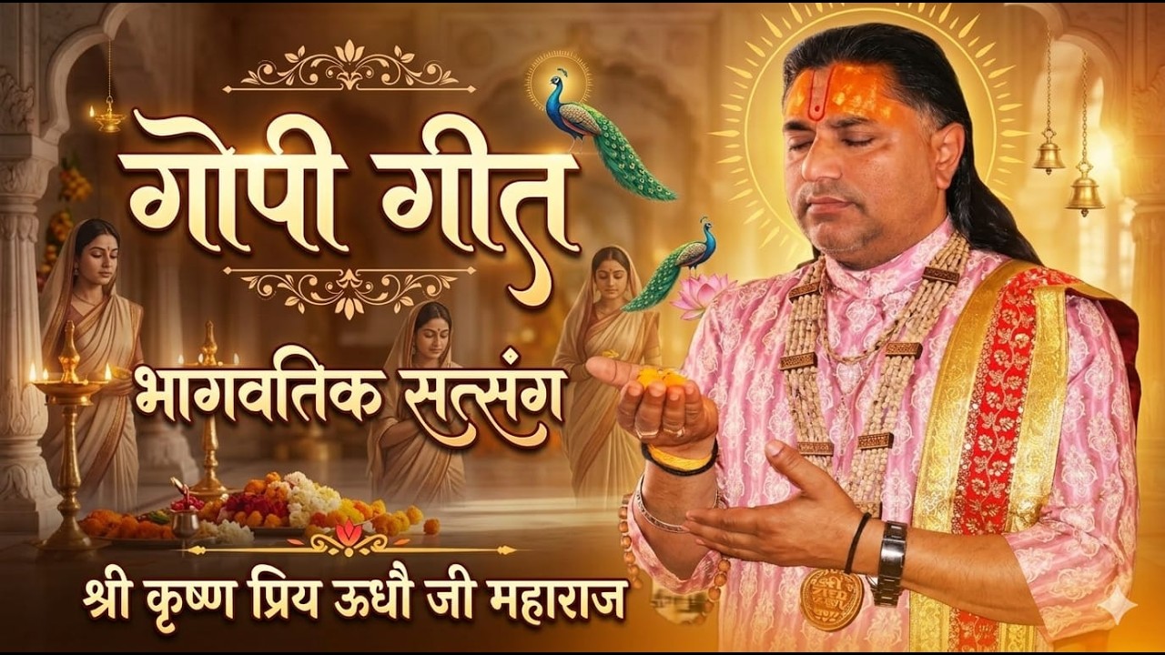 जरूर सुने गोपी गीत | Gopi Geet | परम पूज्य श्री ऊधौ जी महाराज Bhagwat Katha