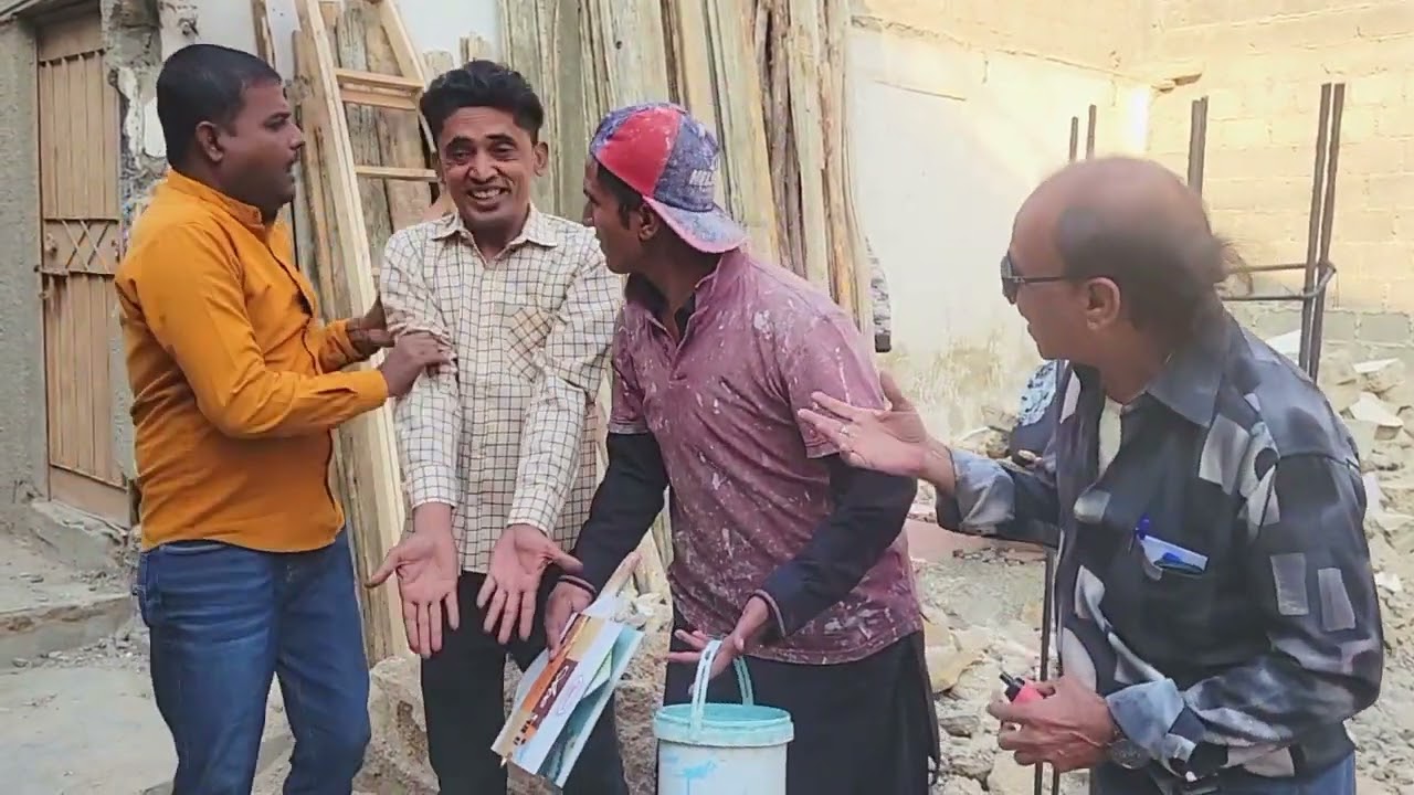 KACHHA MAKAN PAKKA COLOUR 😅😅 || कच्चा मकान पक्का रंग @Manzoor Comedy