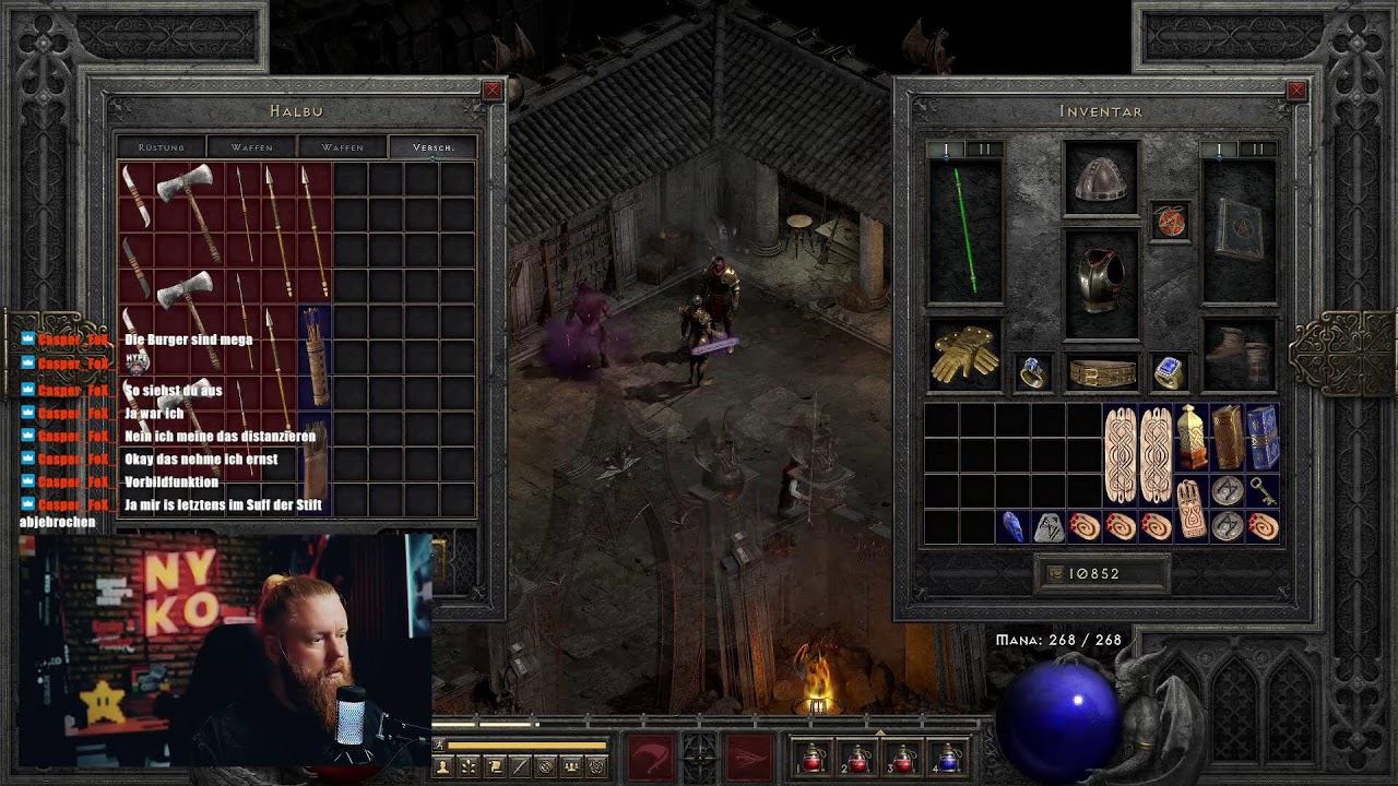 🔥 NYKO_187 live: Chill & Kill – Diablo 2 Samstag