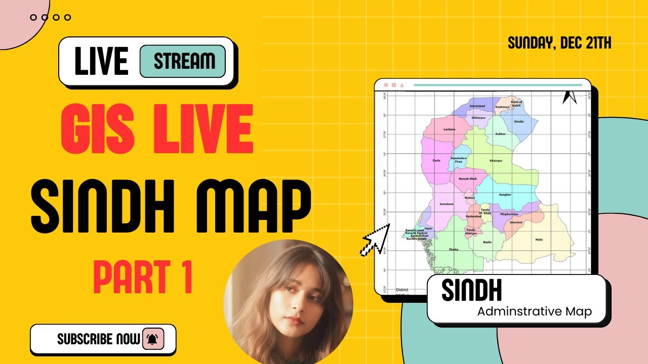 🔴 LIVE: How to Create Sindh Province Map in ArcGIS Pro | Complete GIS Workflow