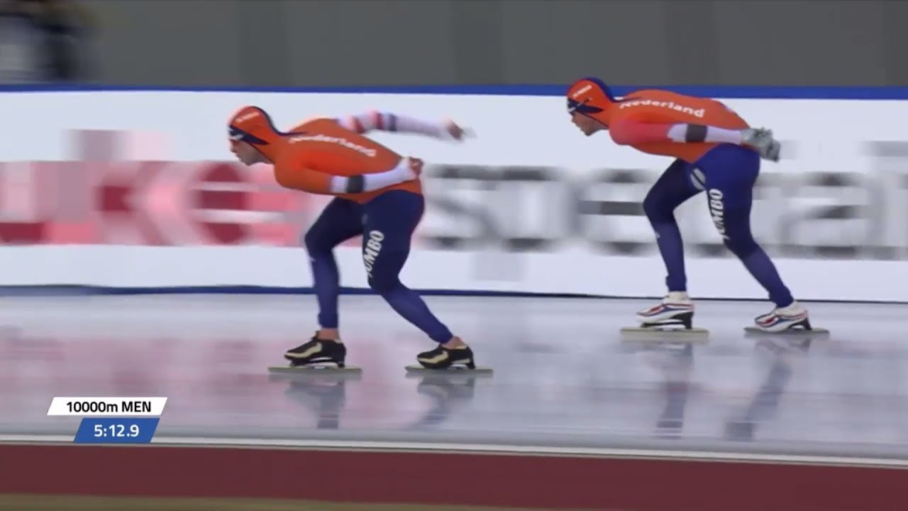 Sven Kramer - Patrick Roest 10000m. European Championships 2019
