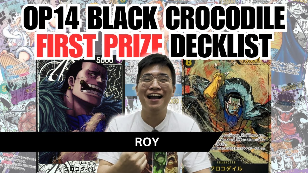 OP14 | Black Crocodile WON Twice in One Week?! 2&times; Event Champion Deck