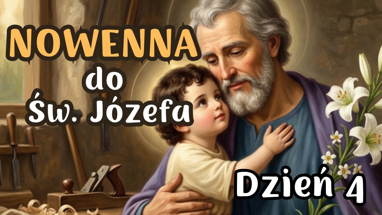 🌹 Nowenna do św. Józefa | Dzień 4 🌹 – Codzienna modlitwa o opiekę i łaski!