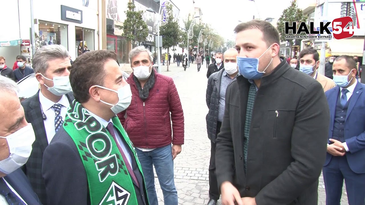 Ali Babacan Çark Caddesi’nde