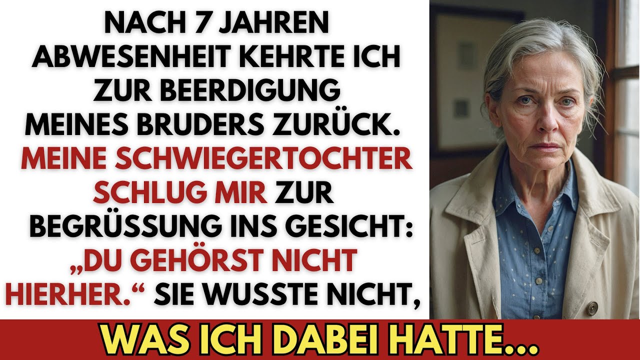 Ich nahm den ersten Flug heim—meine Schwiegertochter schlug mich: „Du gehörst nicht hierher.“
