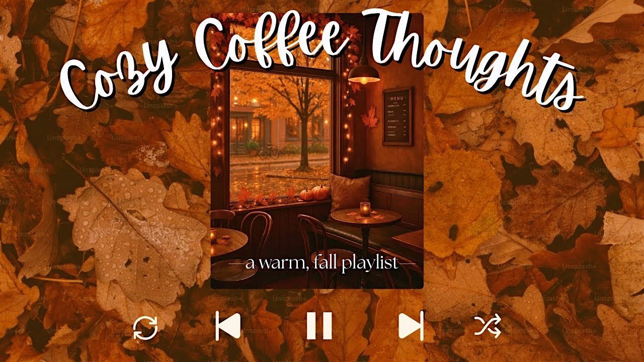 🍁 Cozy Coffee Thoughts | Fall playlist 2025 🍂☕️🎃👻