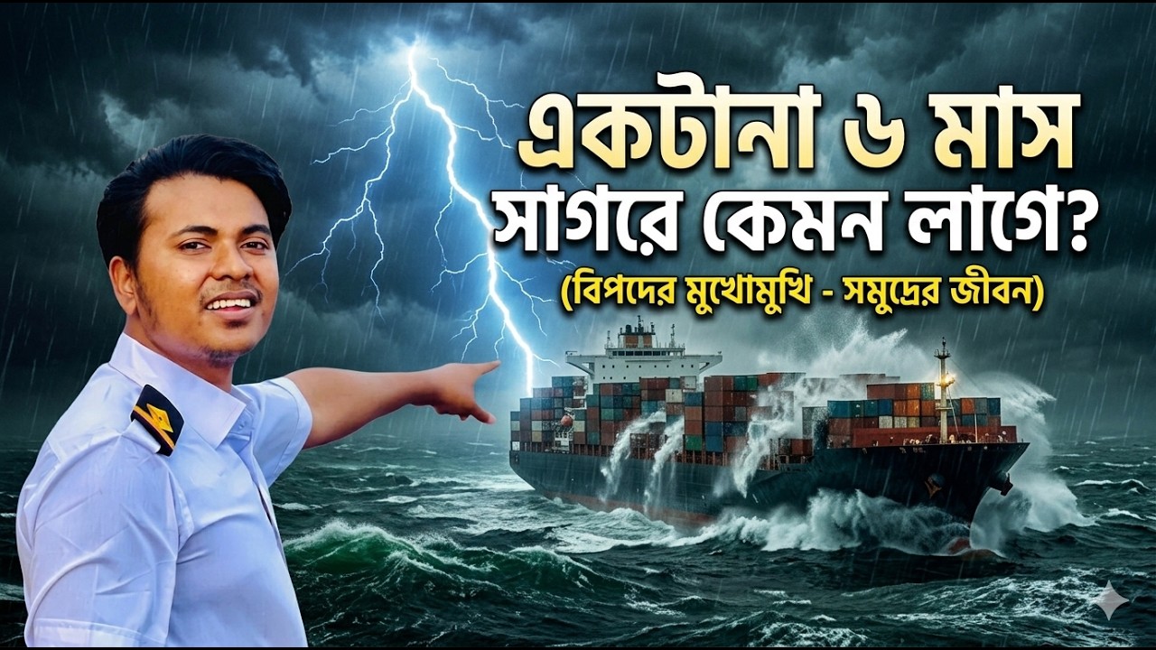 একটানা ৬ মাস সাগরে কেমন লাগে | Sailor's vlog | Marine Engineer | Ridoy The Sailor