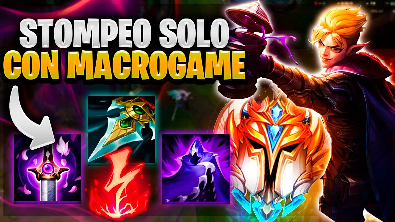 😱&iexcl;AS&Iacute; se DA VUELTA una PARTIDA de HIGH ELO SOLAMENTE con MACROJUEGO en LEAGUE OF LEGENDS!😱