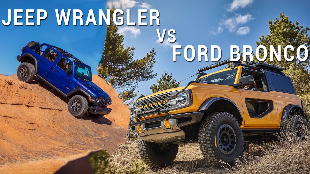2021 Ford Bronco vs 2020 Jeep Wrangler | Comparison | Autotrader